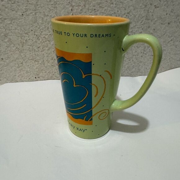 Mary Kay Mug Tall Green Heart Be True to your dreams - Picture 2 of 6